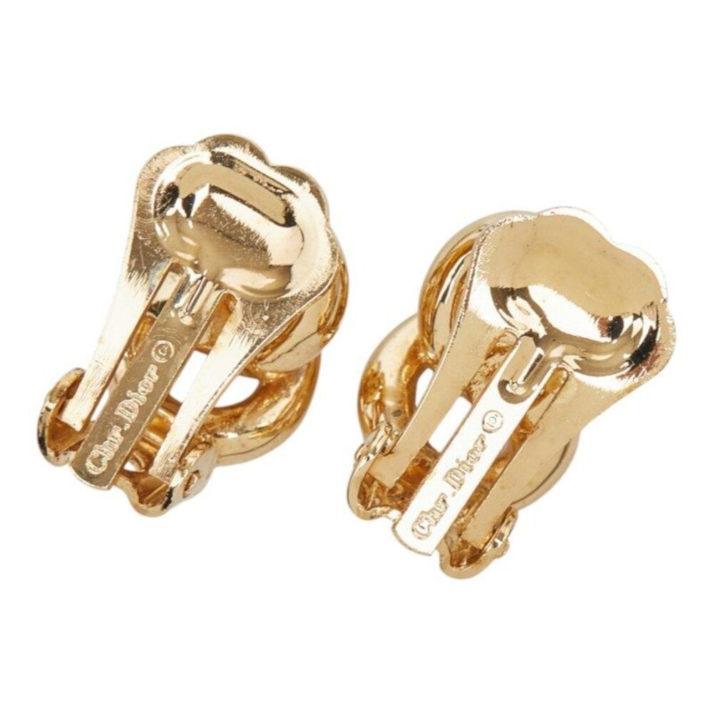 Dior Rhinestone Earrings - Picture 2 of 6